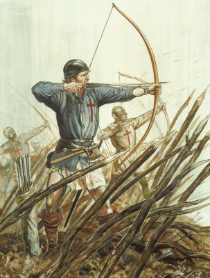 Illustration d'un archer Gallois